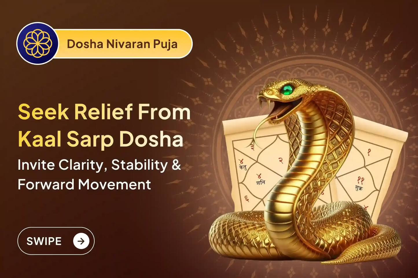 Kaal Sarp Dosh Nivaran Puja ( ₹651/-)