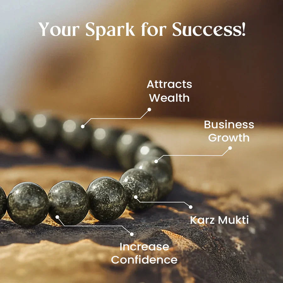 Original Pyrite stone for Goodluck, wealth, money, growth and mental peace (अभिमंत्रित)