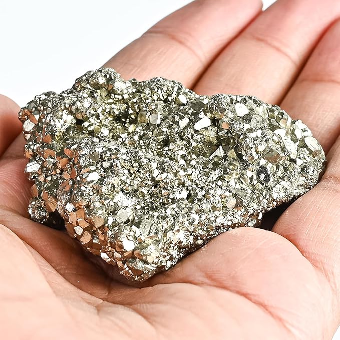 Original Pyrite stone for Goodluck, wealth, money, growth and mental peace (अभिमंत्रित)