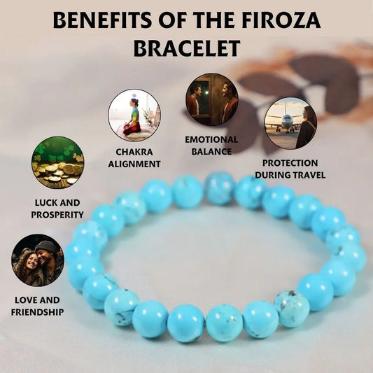 Firoza good luck stone for money, wealth, protection and mental peace (अभिमंत्रित)