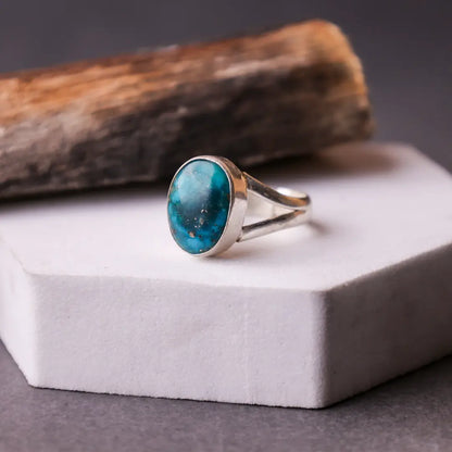 Firoza stone ring for good luck money, wealth, protection and mental peace (अभिमंत्रित)