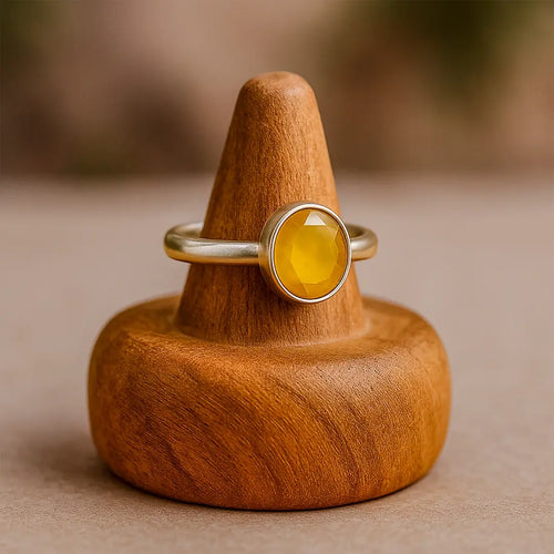 Pukhraj ring for goodluck & wealth
