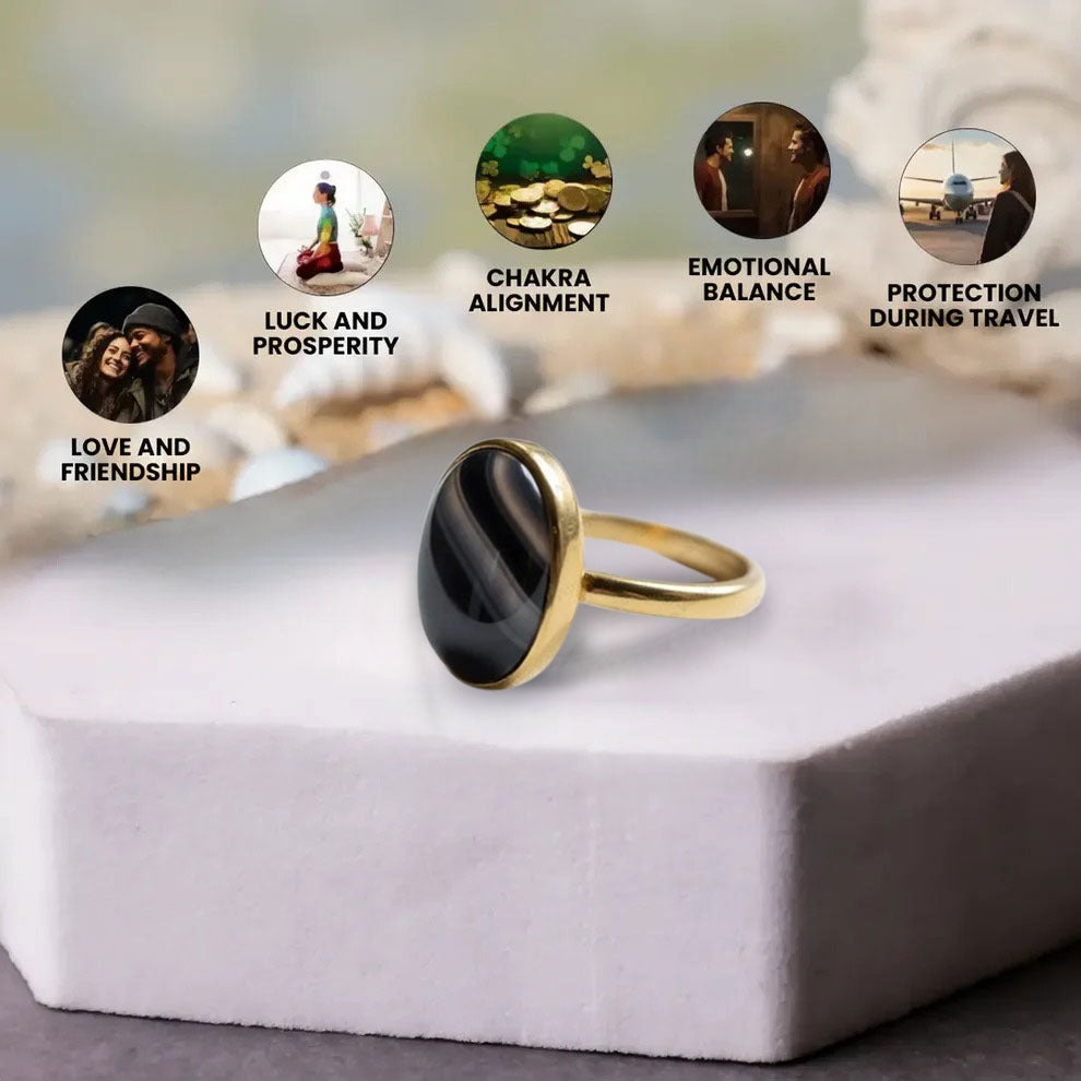 Sulaimani Aqiq original ring for good luck money, wealth, protection and mental peace (अभिमंत्रित)