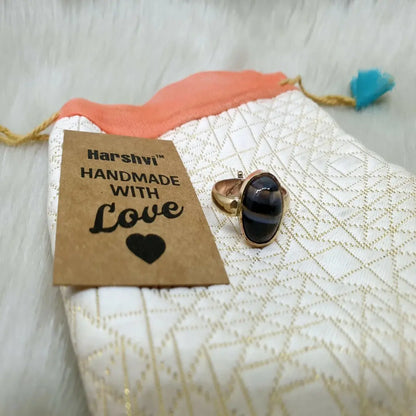 Sulaimani Aqiq original ring for good luck money, wealth, protection and mental peace (अभिमंत्रित)